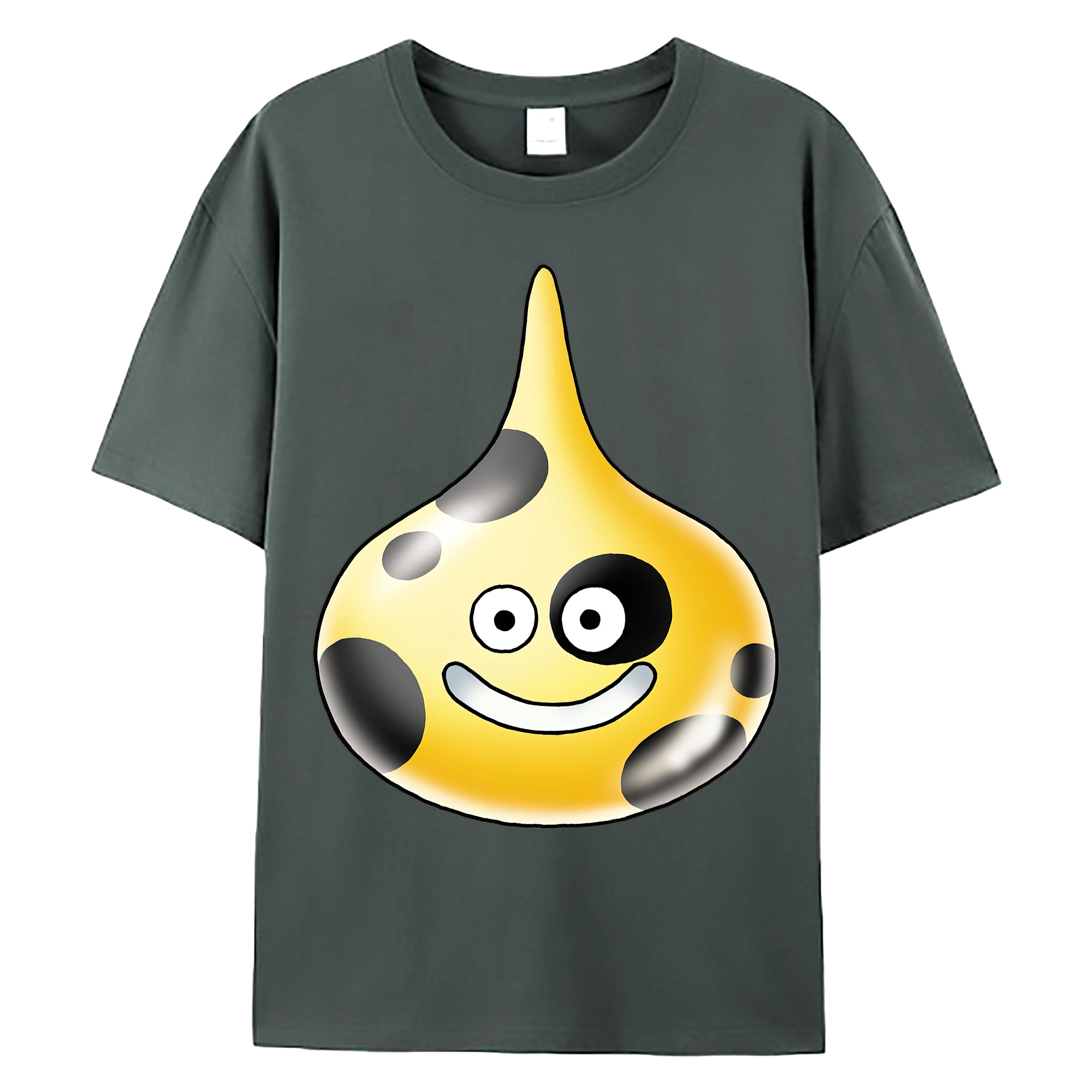 （画像用） ドラゴンクエスト Doragon Kuesuto Dragon Quest 綿100％ メンズ半袖Tシャツ｜肌触りやわらか＆通気性